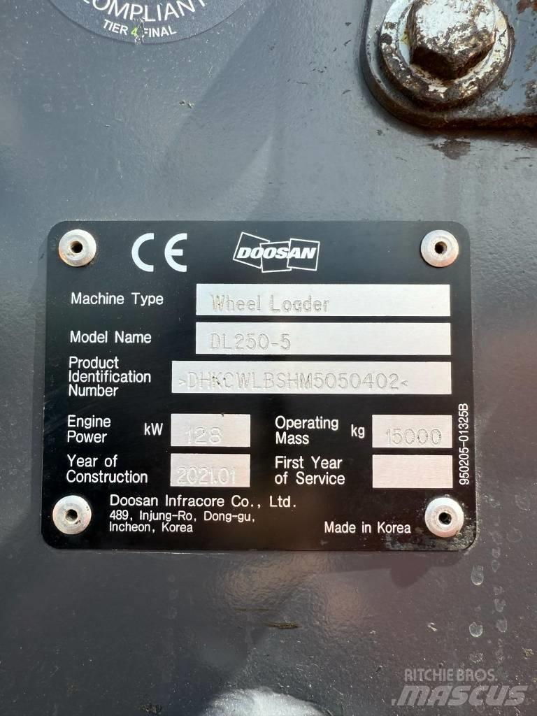Doosan DL 250-5 Utovarivači na točkove
