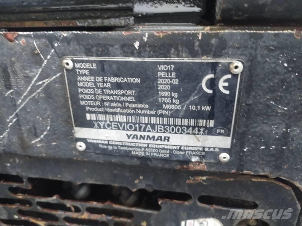 Yanmar Vio 17 U Mini bageri < 7t