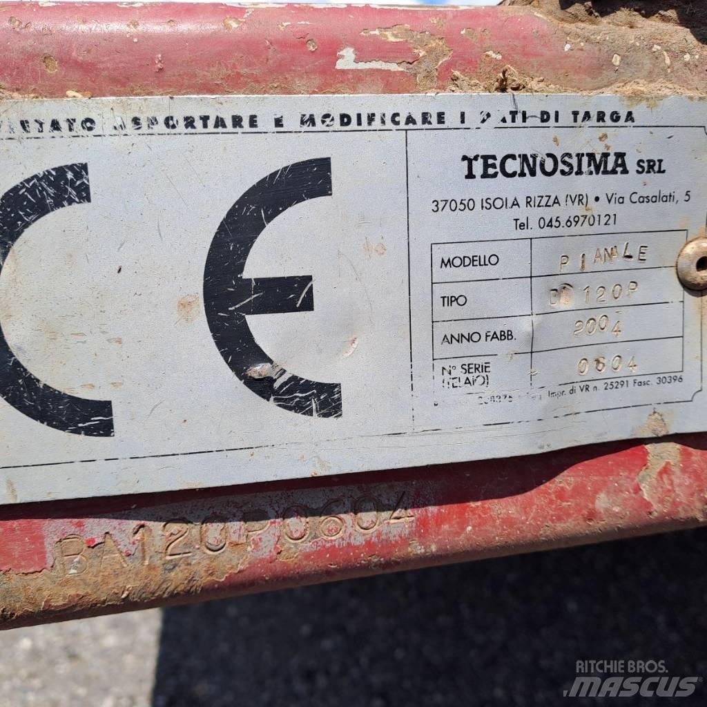  TECNOSIMA SRLQ B120P Prikolice sa voznim postoljem