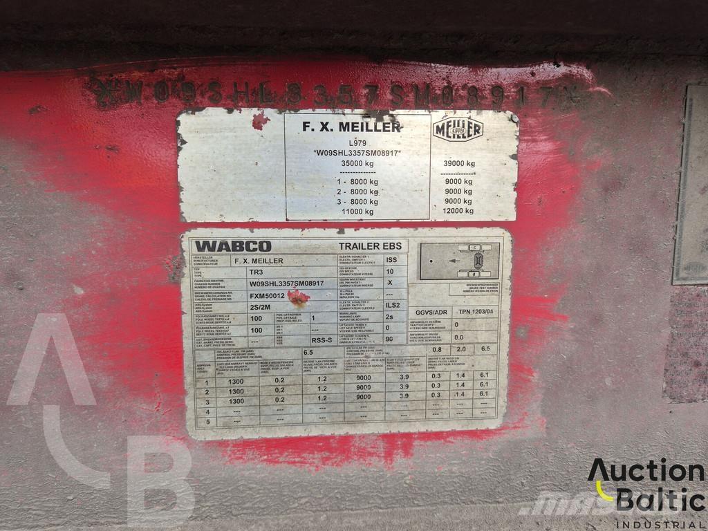 Meiller MHPS 41/3 Poluprikolice sa ciradom