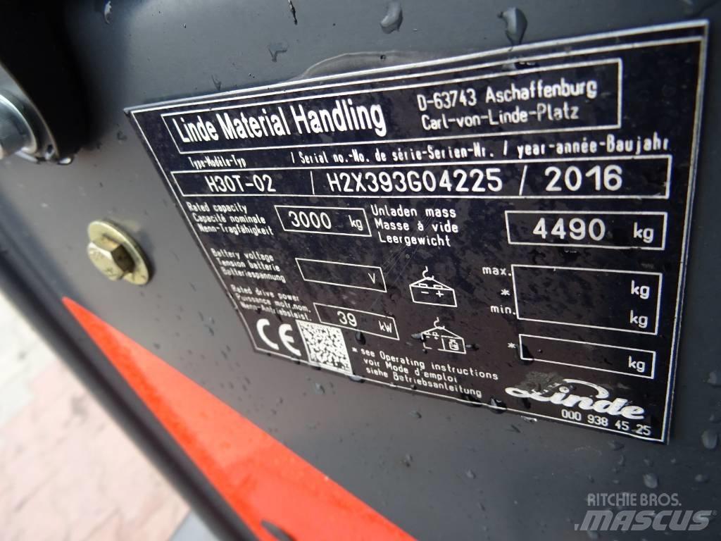 Linde H30T-02 Plinski viljuškari