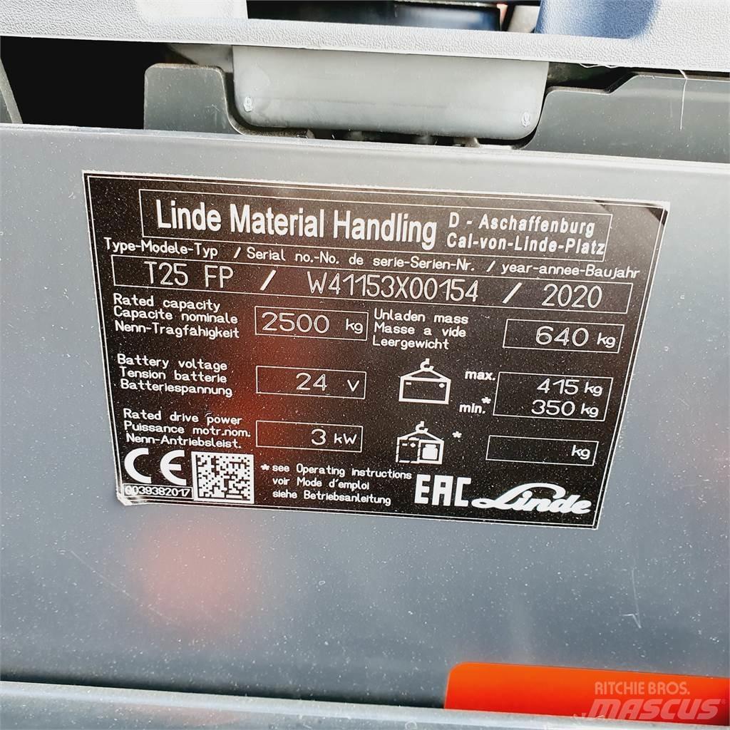 Linde T25FP Nisko podizni električni viljuškar