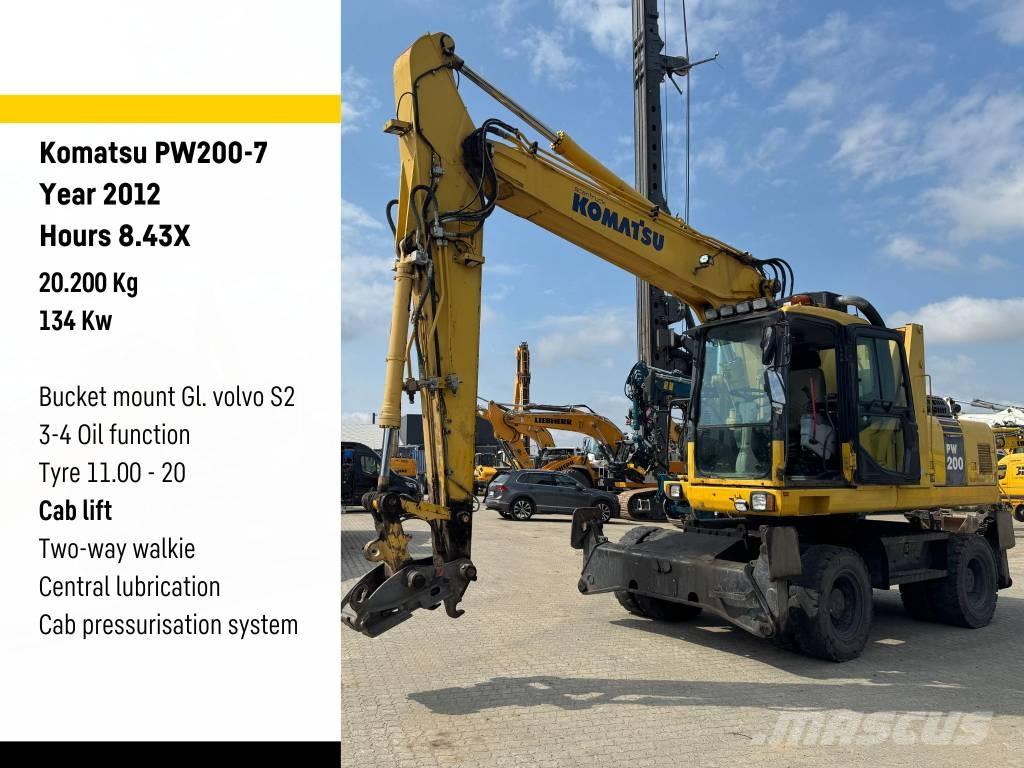 Komatsu PW 200-7 Bageri točkaši