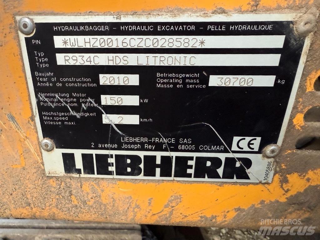 Liebherr R 934 C Bageri guseničari