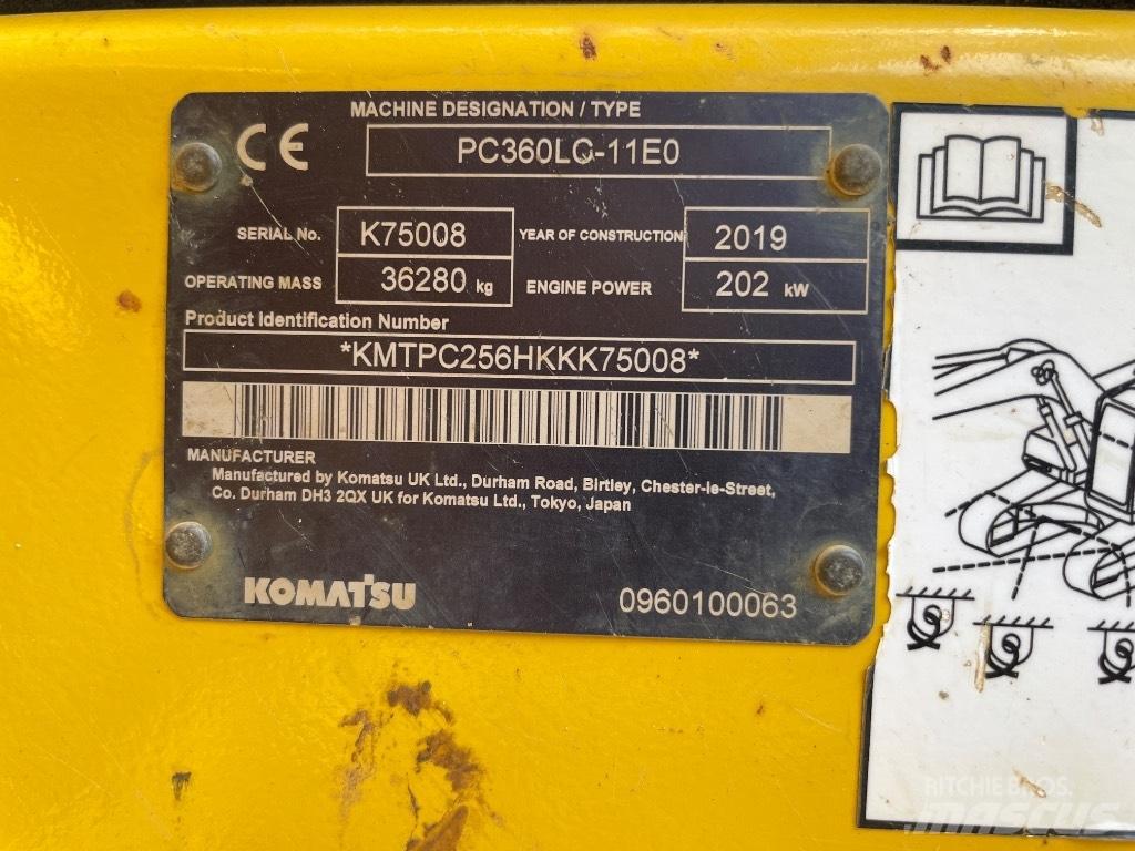 Komatsu PC 360 LC-11 Bageri guseničari