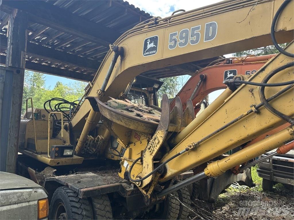 DEERE 595D Bageri točkaši