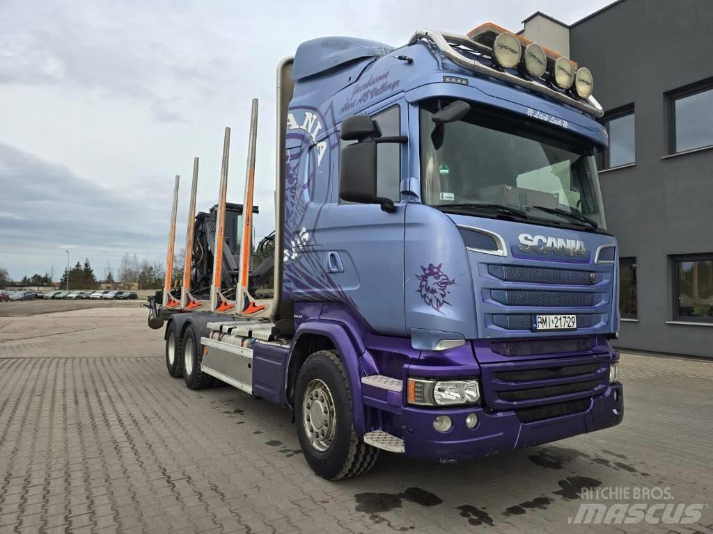 Scania R 580 Kamioni za drva Šticari
