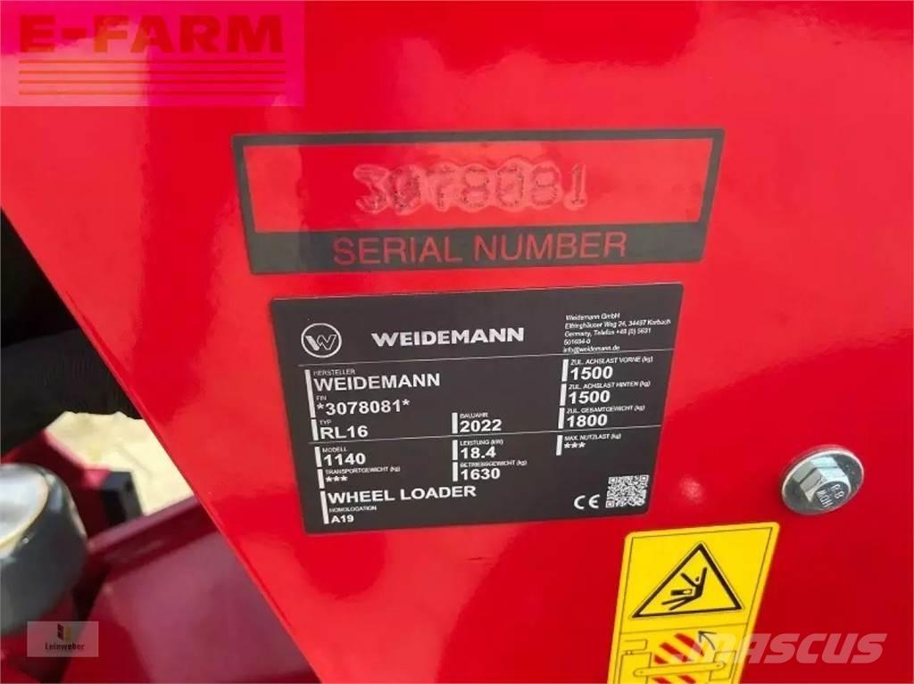 Weidemann 1140 Utovarivači na točkove
