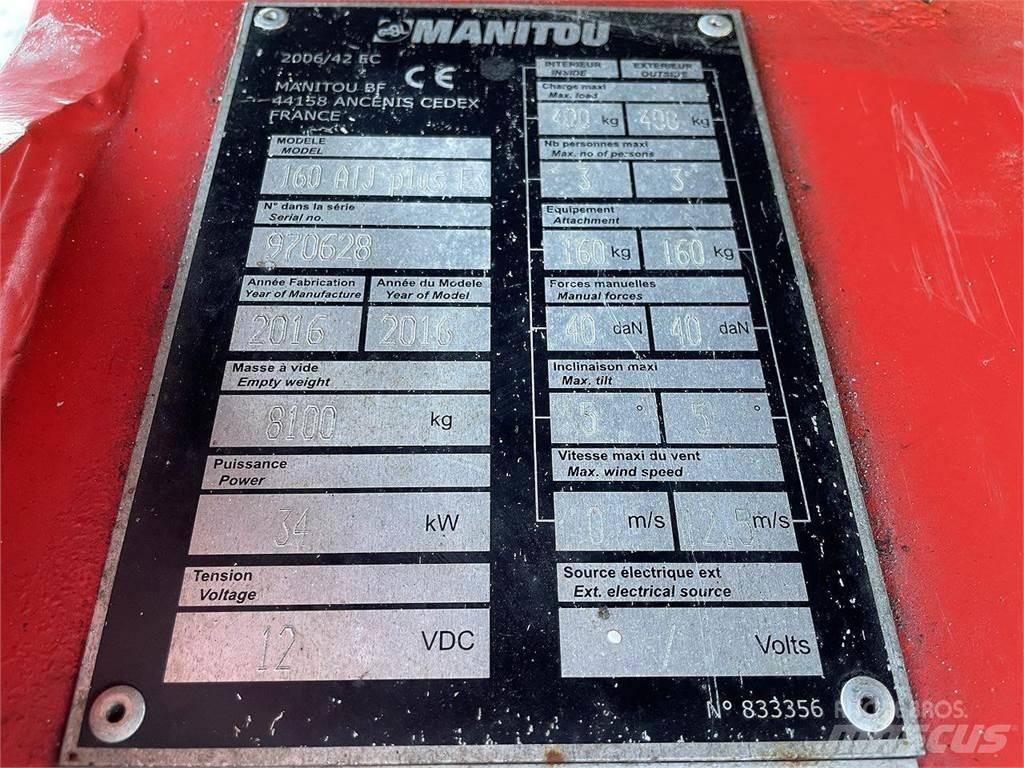 Manitou 160ATJ+ RC Zglobne podizne platforme