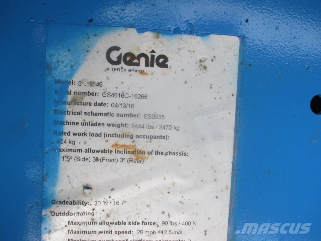 Genie GS 2646 Makazaste platforme