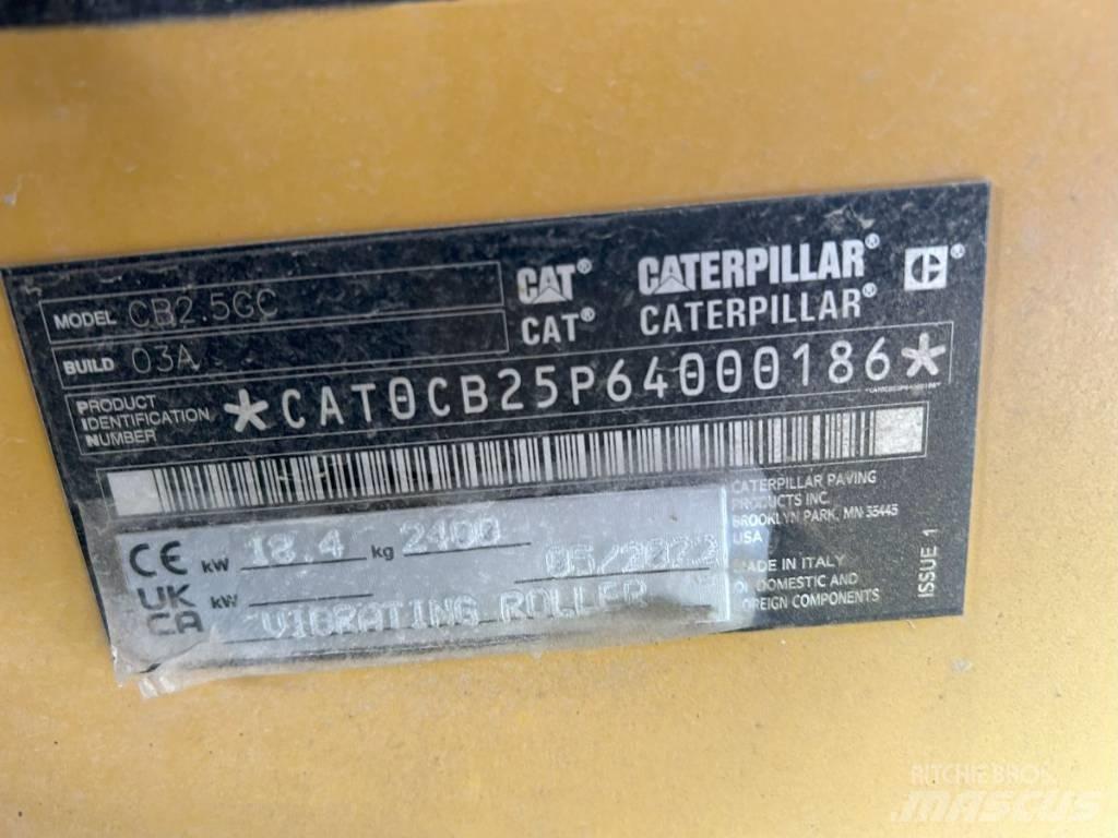 CAT CB 2.5GC Valjci sa duplim bubnjem