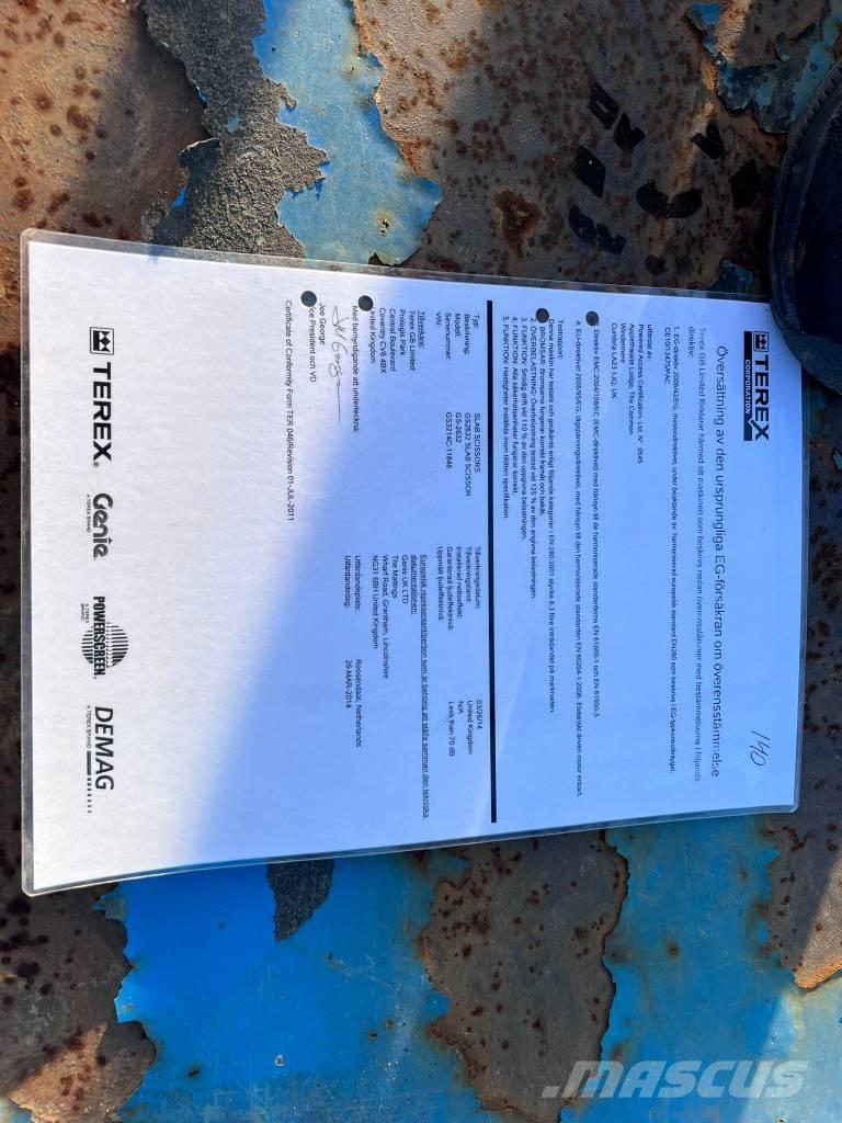 Genie GS 2632 Makazaste platforme