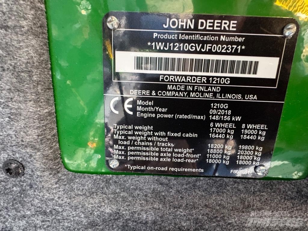 John Deere 1210 G Forvarderi