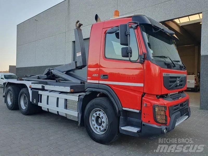 Volvo FMX 420 Rol kiper kamioni sa kukom za podizanje tereta
