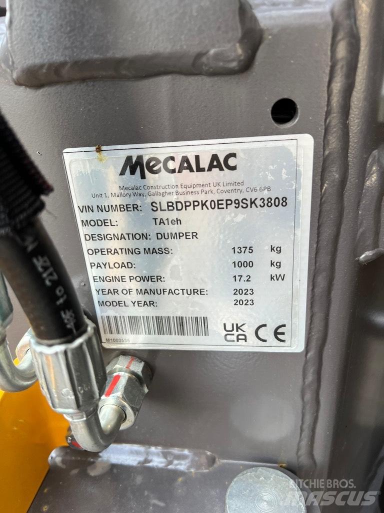 Mecalac TA 1 EH Zglobni damperi