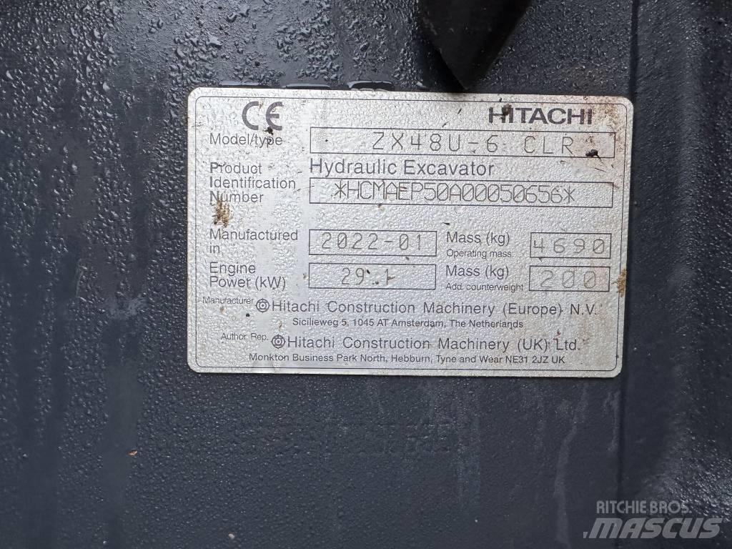 Hitachi ZX 48 U-6 Mini bageri < 7t