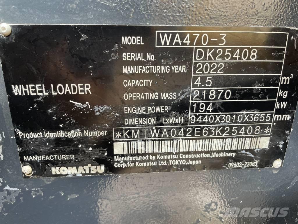 Komatsu wa470 Utovarivači na točkove