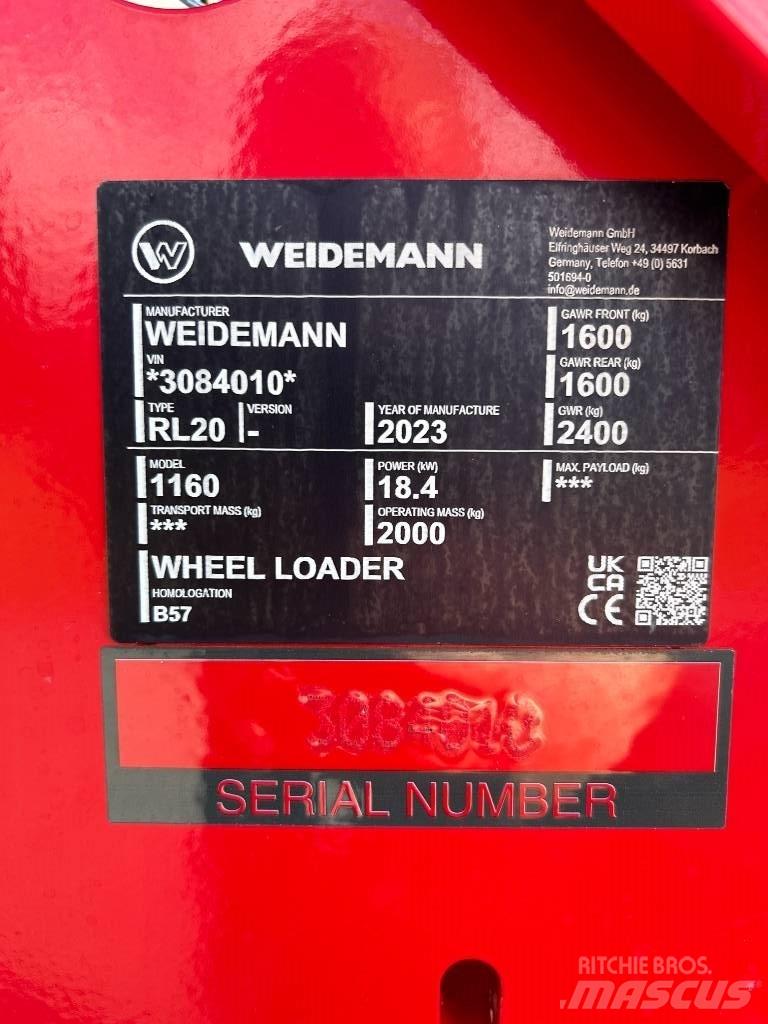 Weidemann 1160 Višenamenski utovarivači