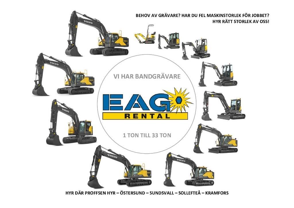 Volvo EC250EL Bageri guseničari