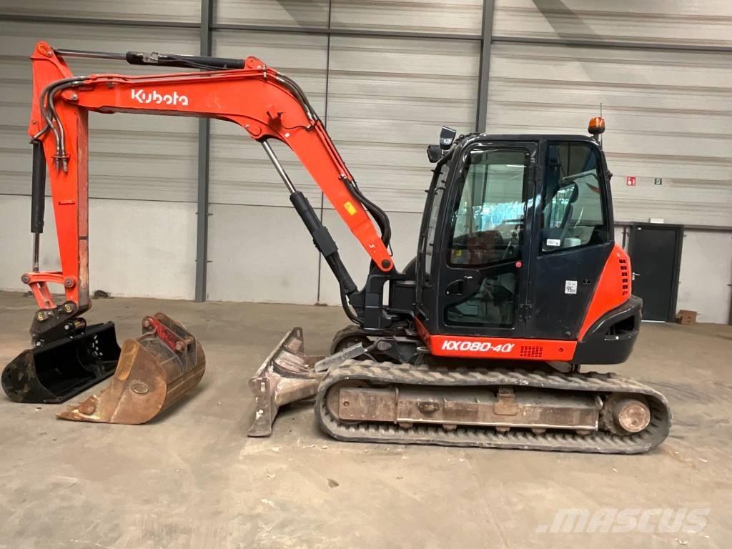 Kubota KX 080-4 A Midi bageri 7t – 12t