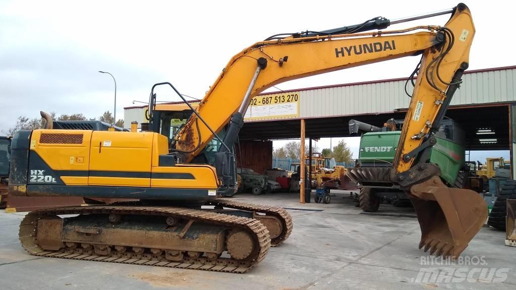 Hyundai HX 220 L Bageri guseničari
