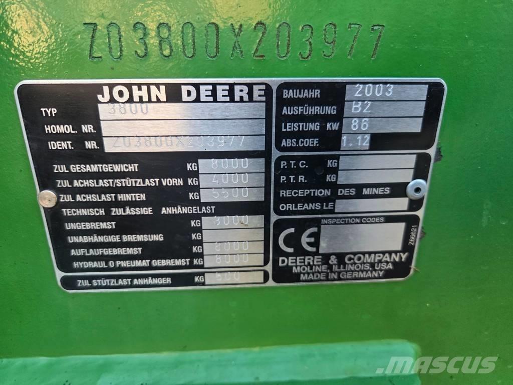 John Deere 3800 Poljoprivredni teleskopski utovarivači