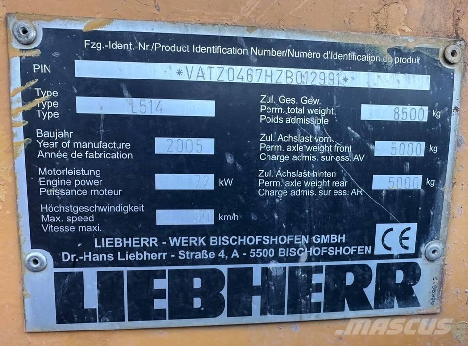 Liebherr L 514 Utovarivači na točkove