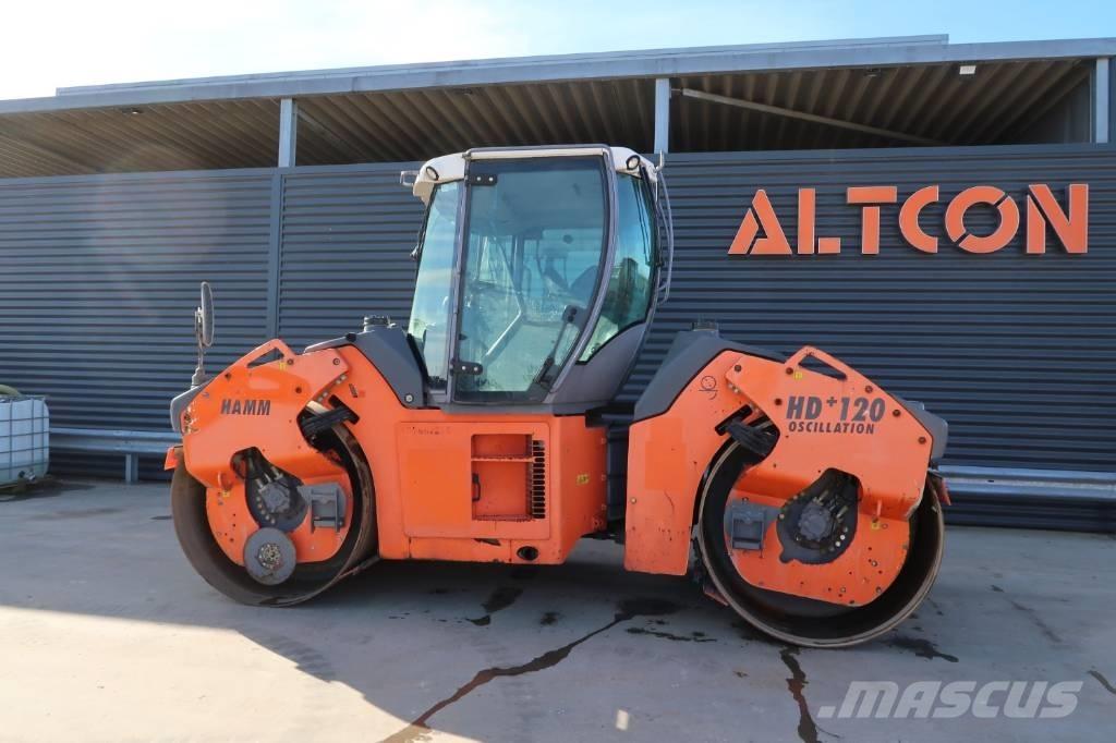 Hamm HD+ 120 VO Valjci sa duplim bubnjem