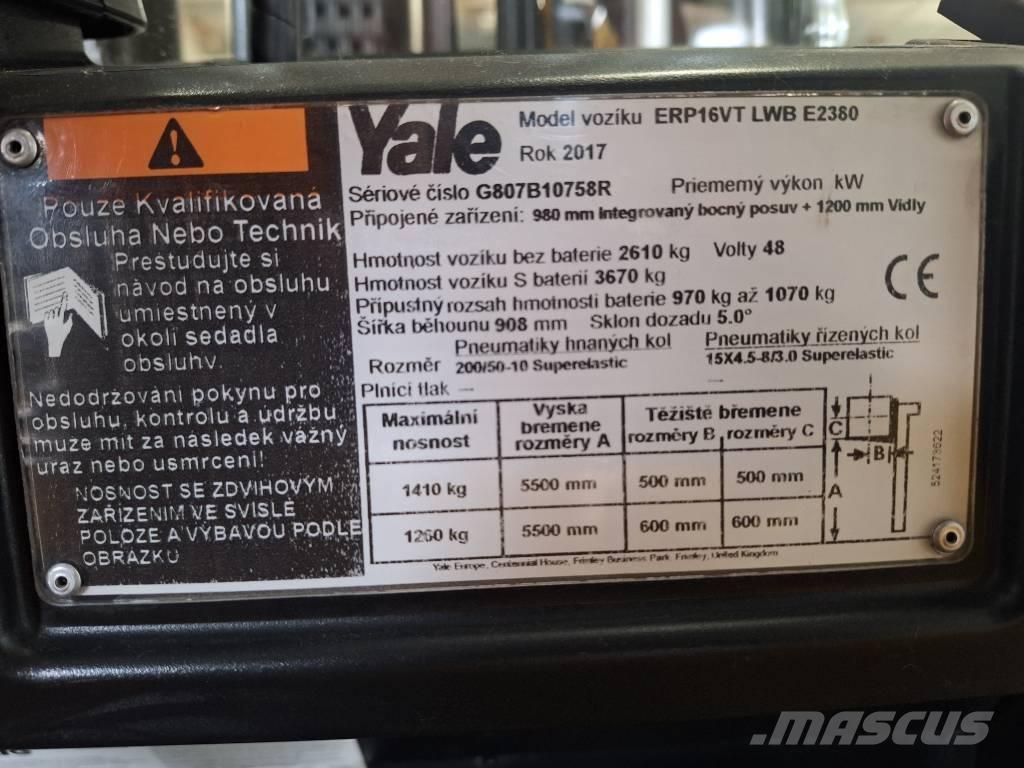 Yale ERP 16 VT Električni viljuškari