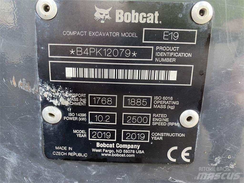 Bobcat E19 Bageri točkaši