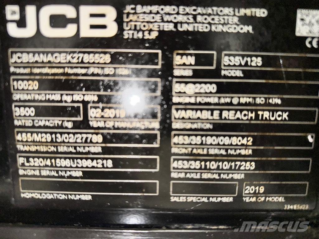 JCB 535-125 Hiviz Teleskopski viljuškari