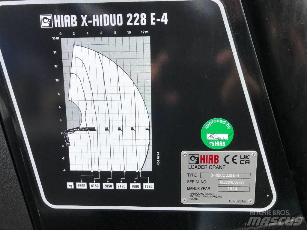 HIAB X-HiDuo 228 E-4 Kranovi za utovar