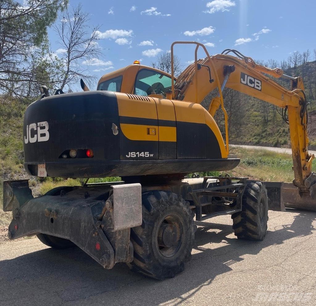 JCB JS 145 W Bageri točkaši