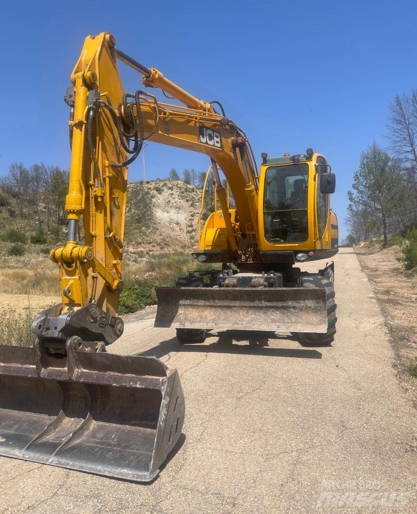 JCB JS 145 W Bageri točkaši