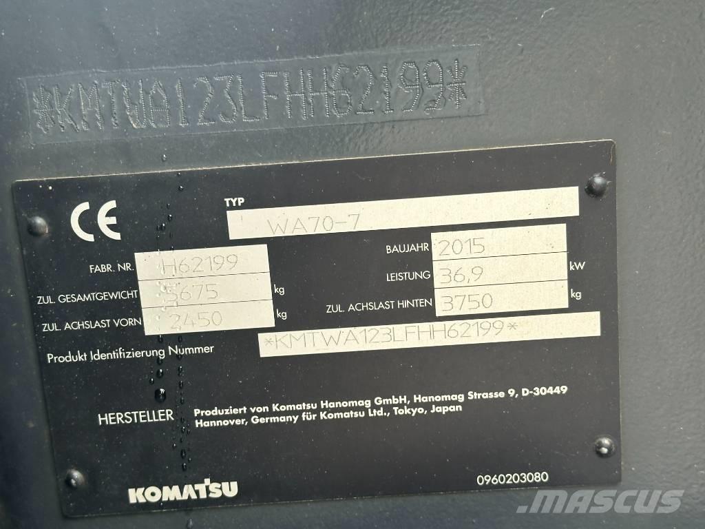 Komatsu WA 70 Utovarivači na točkove