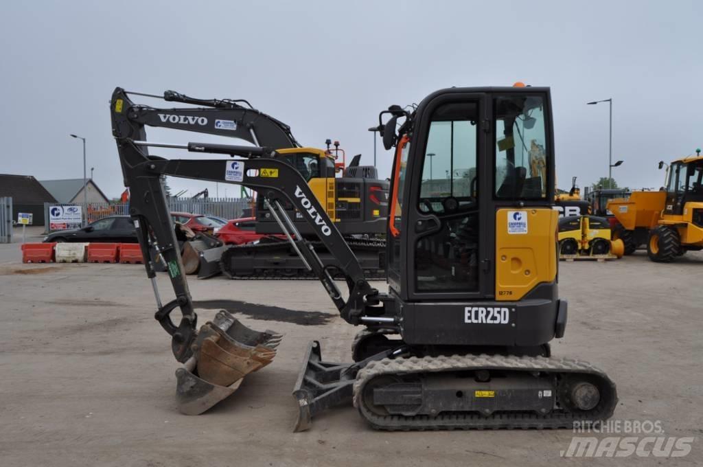 Volvo ECR 25 D Mini bageri < 7t