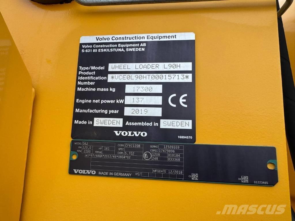 Volvo L 90 H Utovarivači na točkove