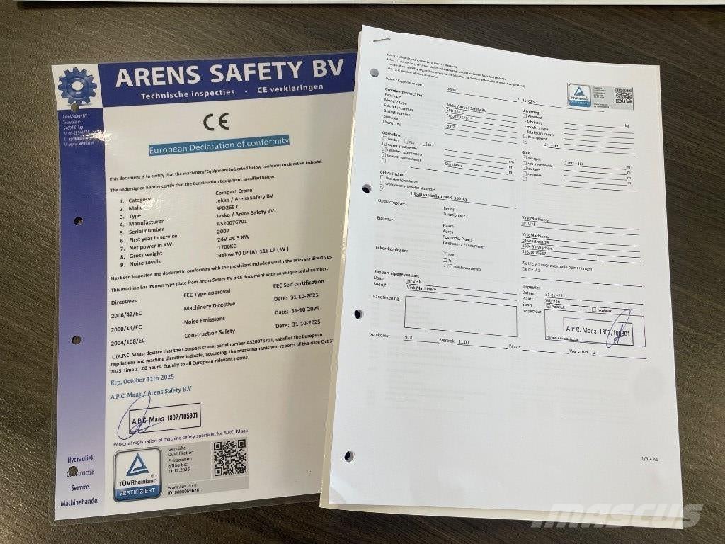 Jekko SPD 265 C  SOLD Polovni mini kranovi