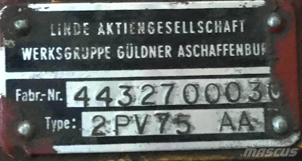 Linde 2PV75 AA Hidraulika