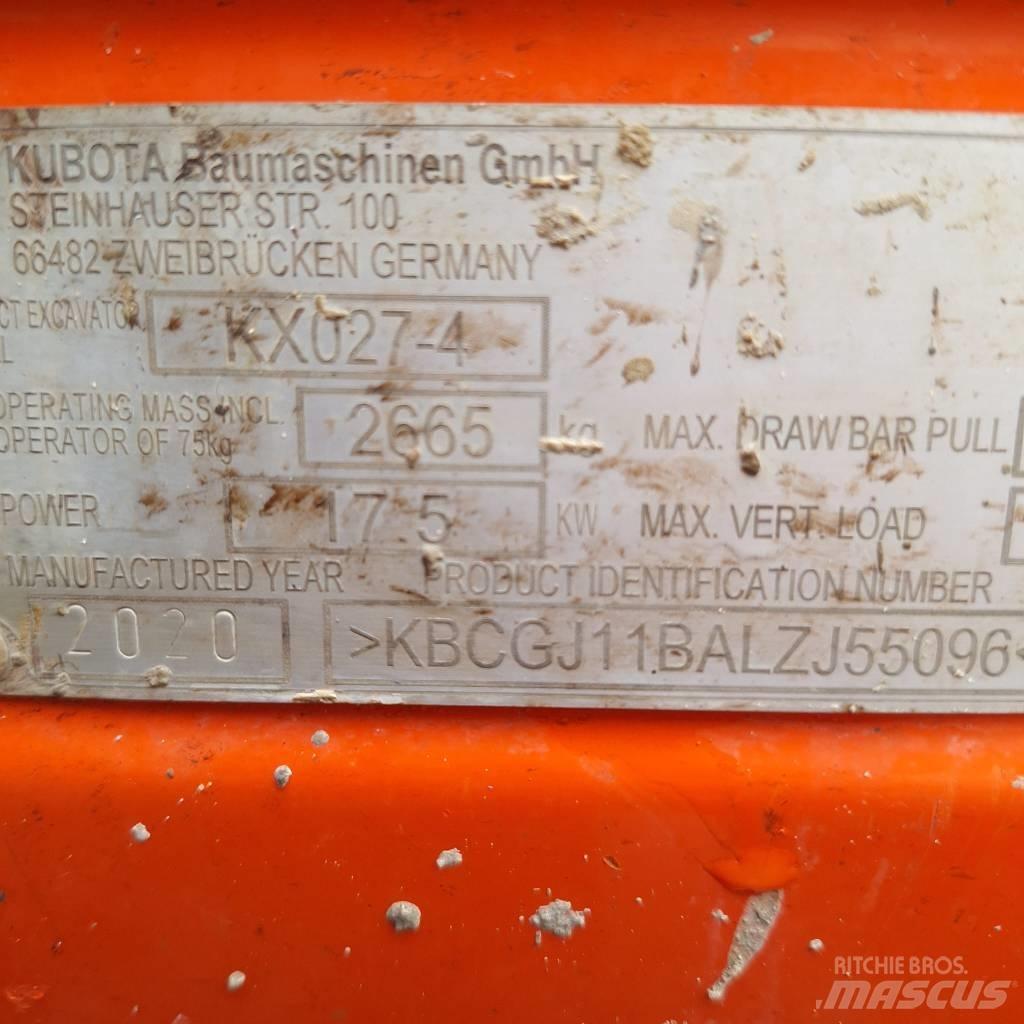 Kubota KX 027-4 Mini bageri < 7t