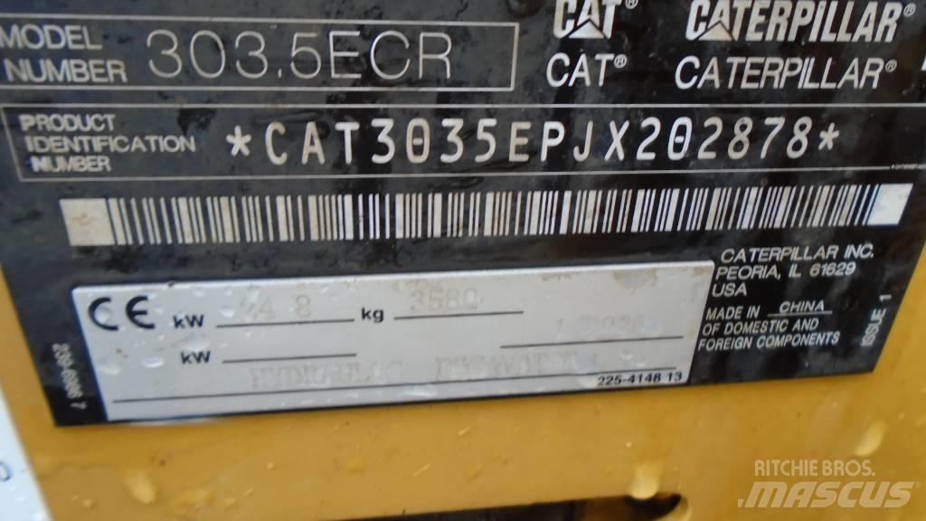 CAT 303.5 E CR Mini bageri < 7t