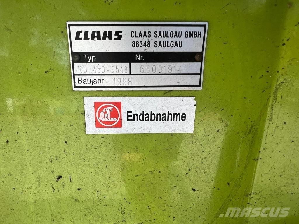 CLAAS RU 450 Mašine za stočnu hranu sa sopstvenim pogonom