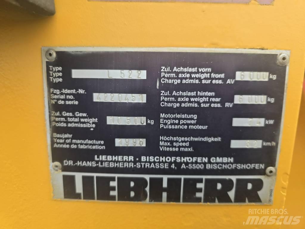 Liebherr L 522 Traktori