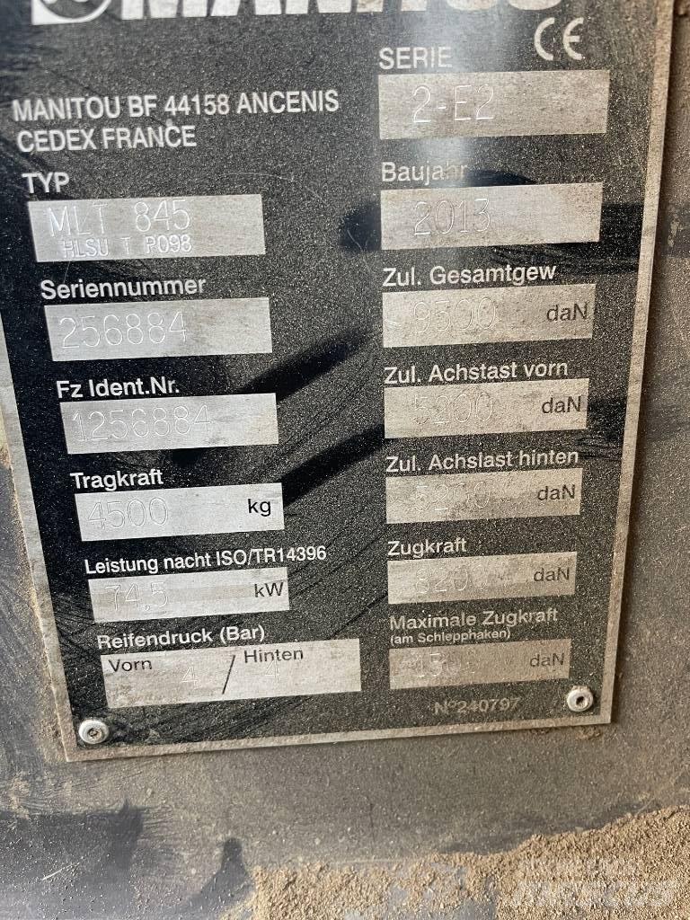 Manitou MLT 845 Poljoprivredni teleskopski utovarivači