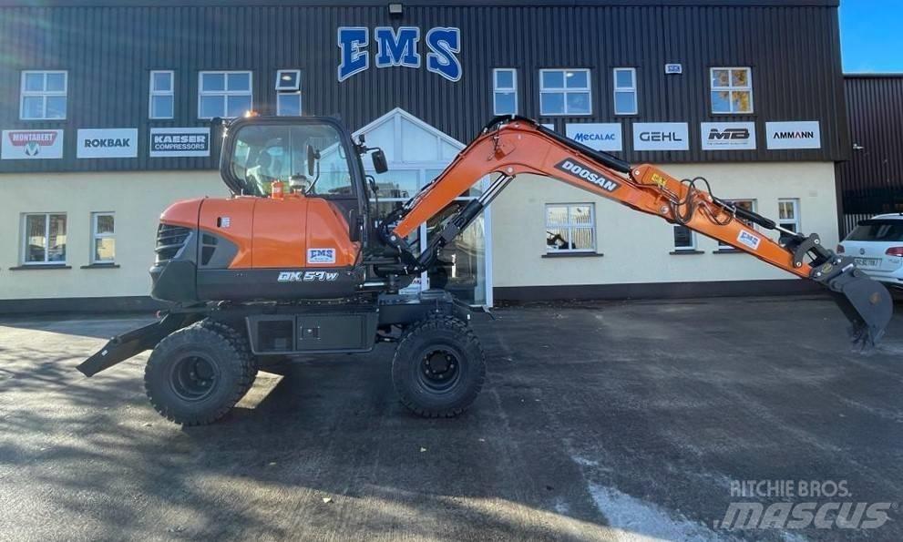 Doosan Dx57W-7 Bageri točkaši