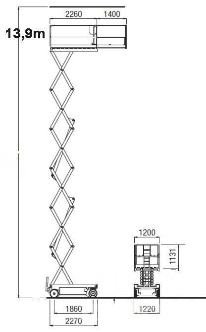 Iteco IT 12122 Makazaste platforme