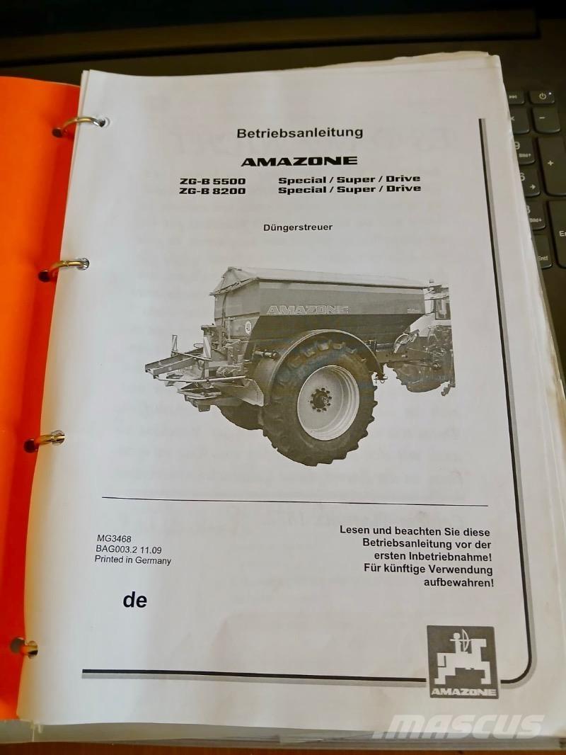 Amazone ZG-B 5500 Rasturači mineralnog đubriva