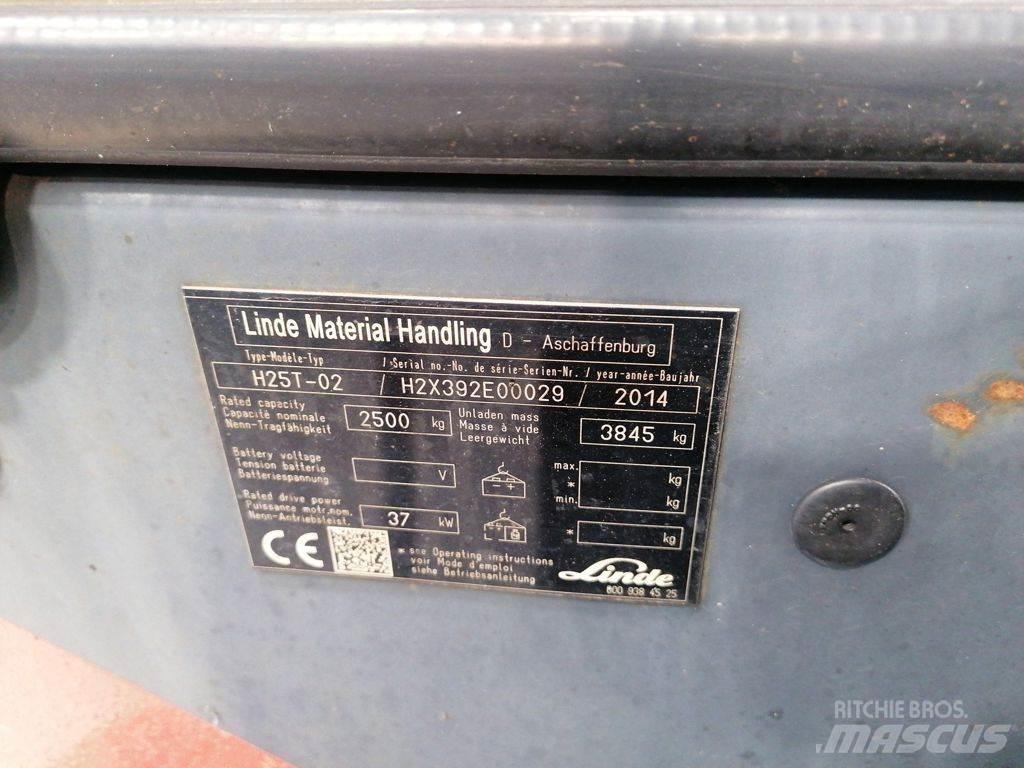 Linde H25T-02 Plinski viljuškari