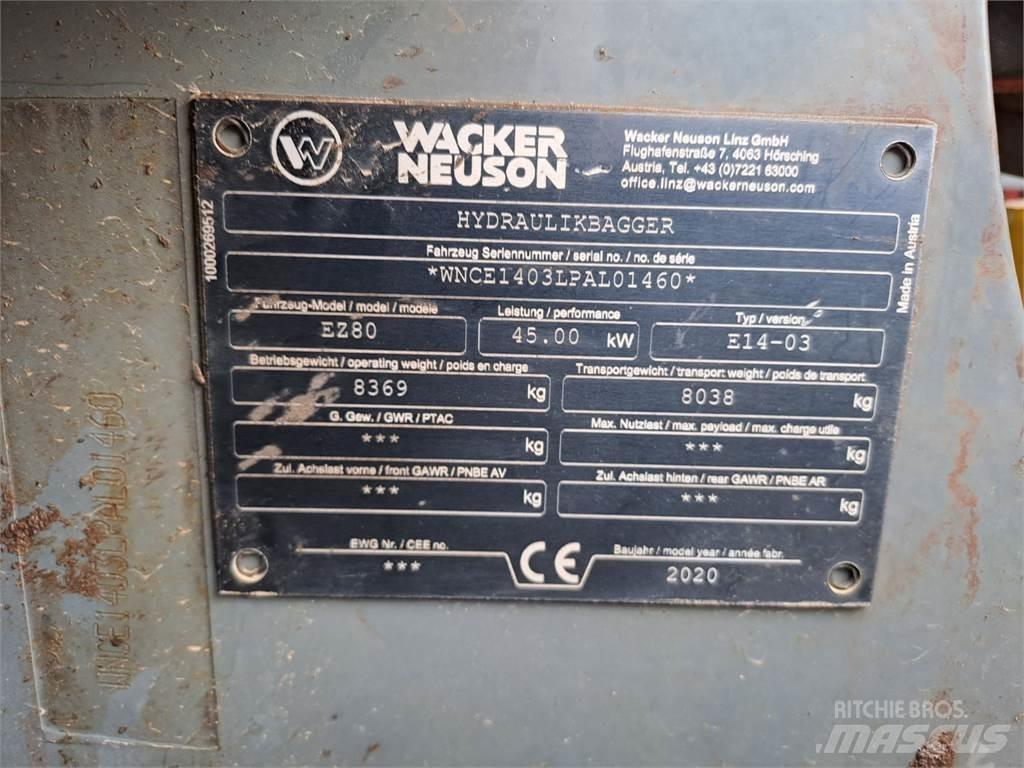 Wacker Neuson EZ80 Bageri guseničari