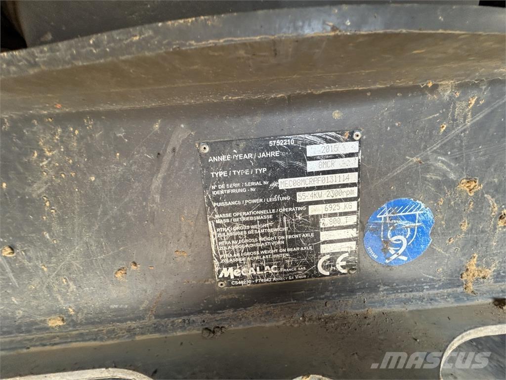 Mecalac 8MCR Midi bageri 7t – 12t